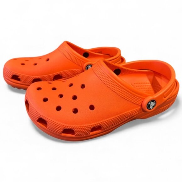 Crocs Classic Clogs – Orange – Men’s 7 / Women’s 9 – Excellent - Picture 3 of 7